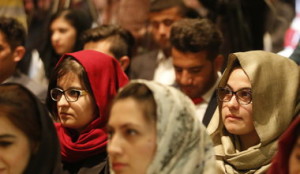 KABUL, 03 November 2016 - Pernille Dahler Kardel, Deputy Special Representative (Political) for the United Nations Assistance Mission in Afghanistan (UNAMA) DSRSG, Kardel addressing an event in Kabul marking the Kabul Model United Nations Conference at Serena Hotel in Kabul.Photo UNAMA / Fardin Waezi.