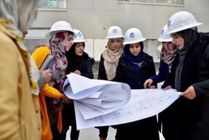 Female Engineering and Architecture Interns Graduate