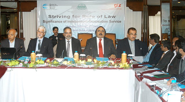 A conference "Significance of Independent Prosecution Service" held in Lahore