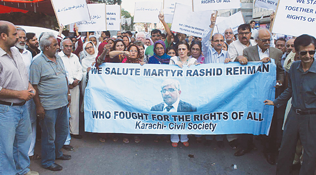 Civil Society Condemns Rehman’s murder
