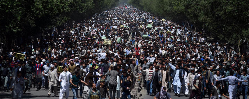 In A First For Post-Taliban Afghanistan, A Grass-Roots Protest Movement Challenges The Government