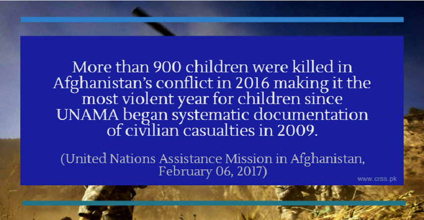 More than 900 children killed in Afghanistan in 2016, according to United Nations