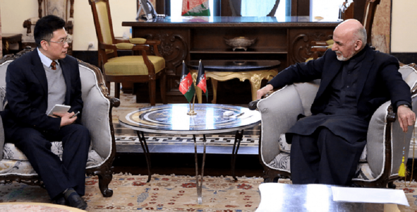 Chinese Tell President Ghani Negotiations with Taliban Only Way for Peace In Region
