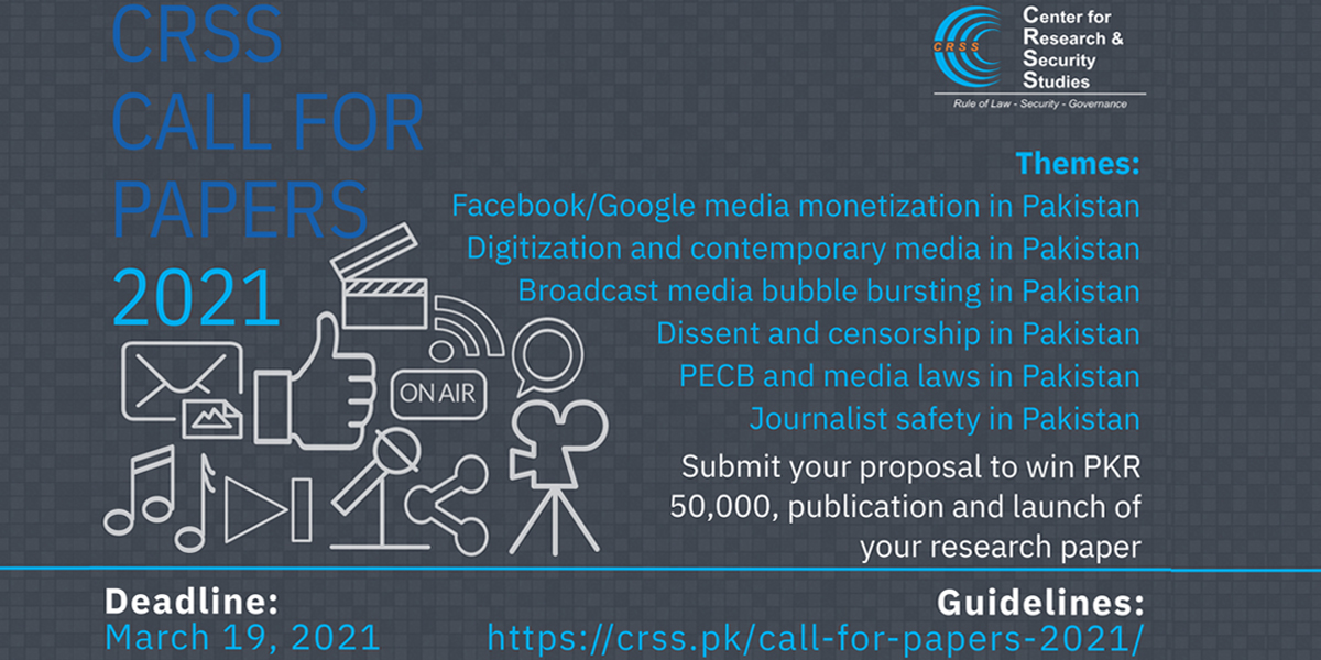 Center for Research and Security Studies CALL FOR PAPERS 2021