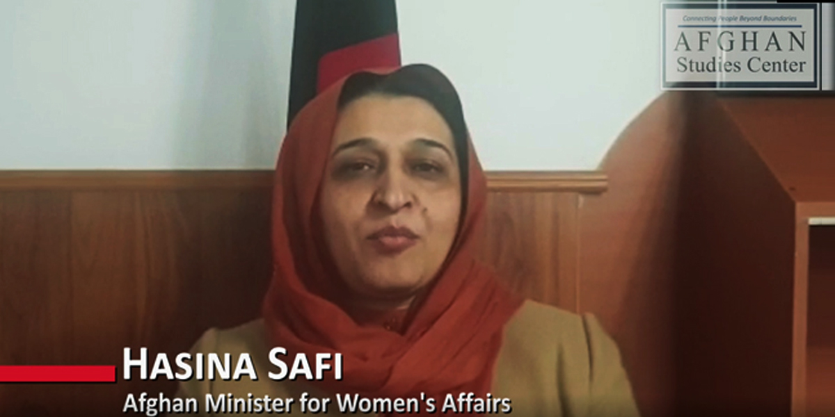Remarks By Hasina Safi, Afghan Minister For Women’s Affairs, After Meeting With The CRSS Beyond Boundaries Delegation At Kabul On March 17, 2021