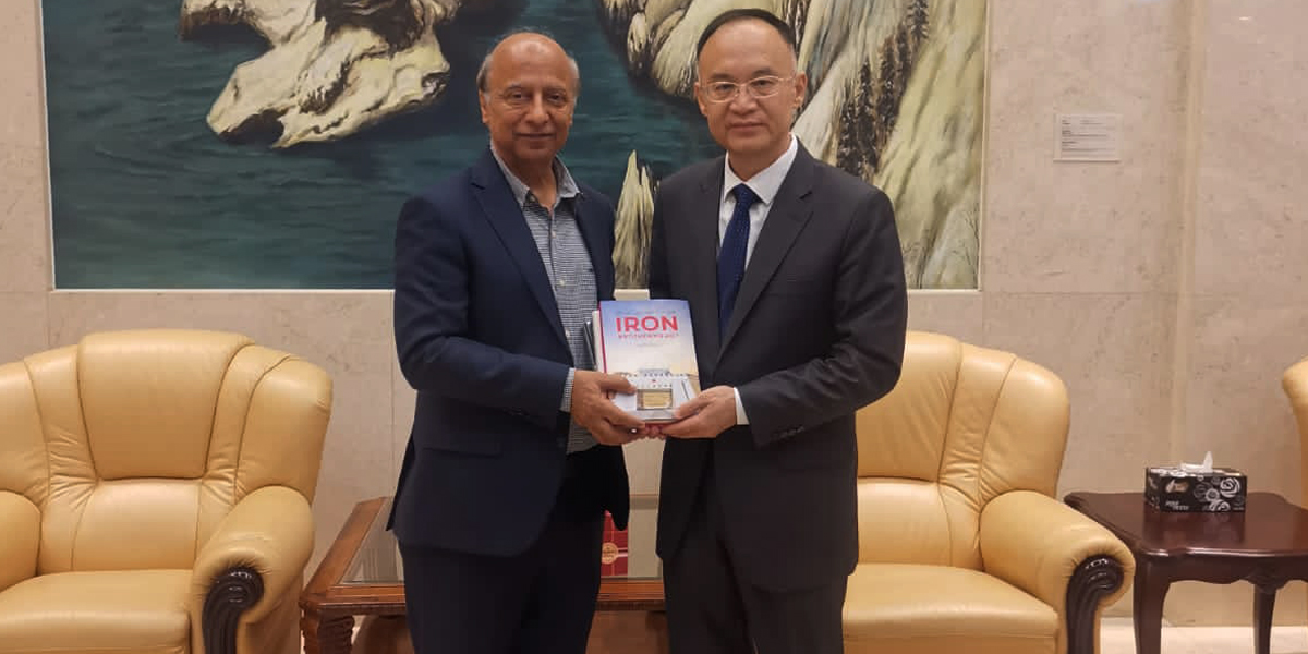 CRSS Executive Director, Mr. Imtiaz Gul, meets the Chinese Ambassador