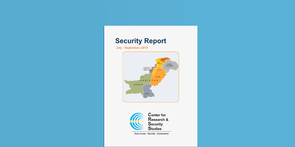 Security Report    July- September, 2015