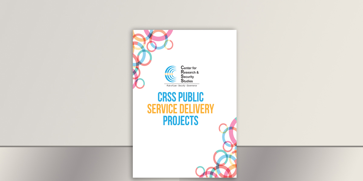 CRSS Public Service Delivery Projects