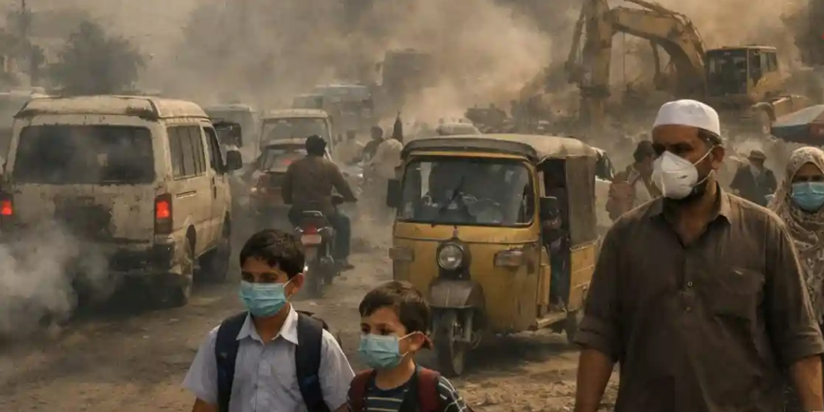 KARACHI AT RISK TRANSPORT POLLUTION, K-IV PROJECT DELAYS, AND INTENSIFYING HEATWAVES